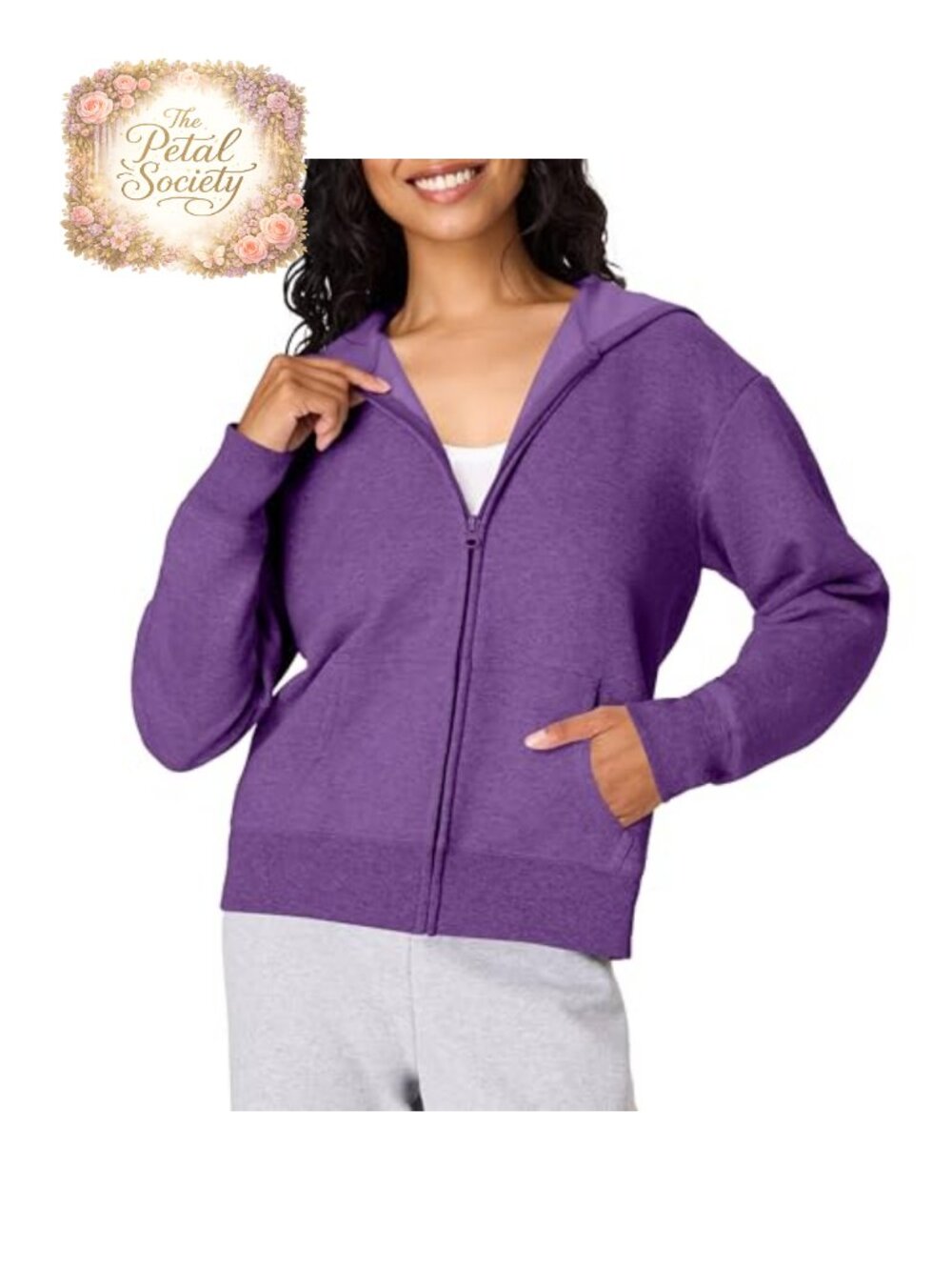 EcoSmart Fleece Full-Zip Hoodie Midweight Soft Cozy Sweatshirt